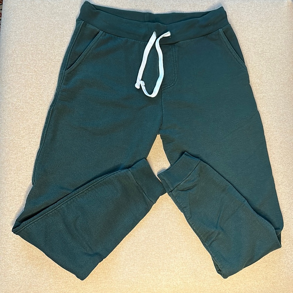 Gustin French terry sweatpants in green